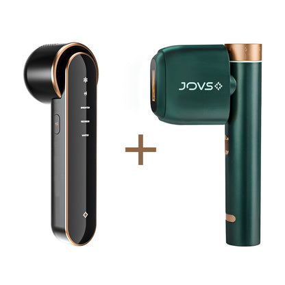 JOVS Blacken DPL Photofacial Skincare Device paired with JOVS Venus Pro II IPL Hair Removal Device, showcasing advanced beauty technology.